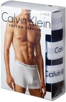 Calvin Klein Trunk Boxershorts 3-pack 080 Grey Heather U2662G