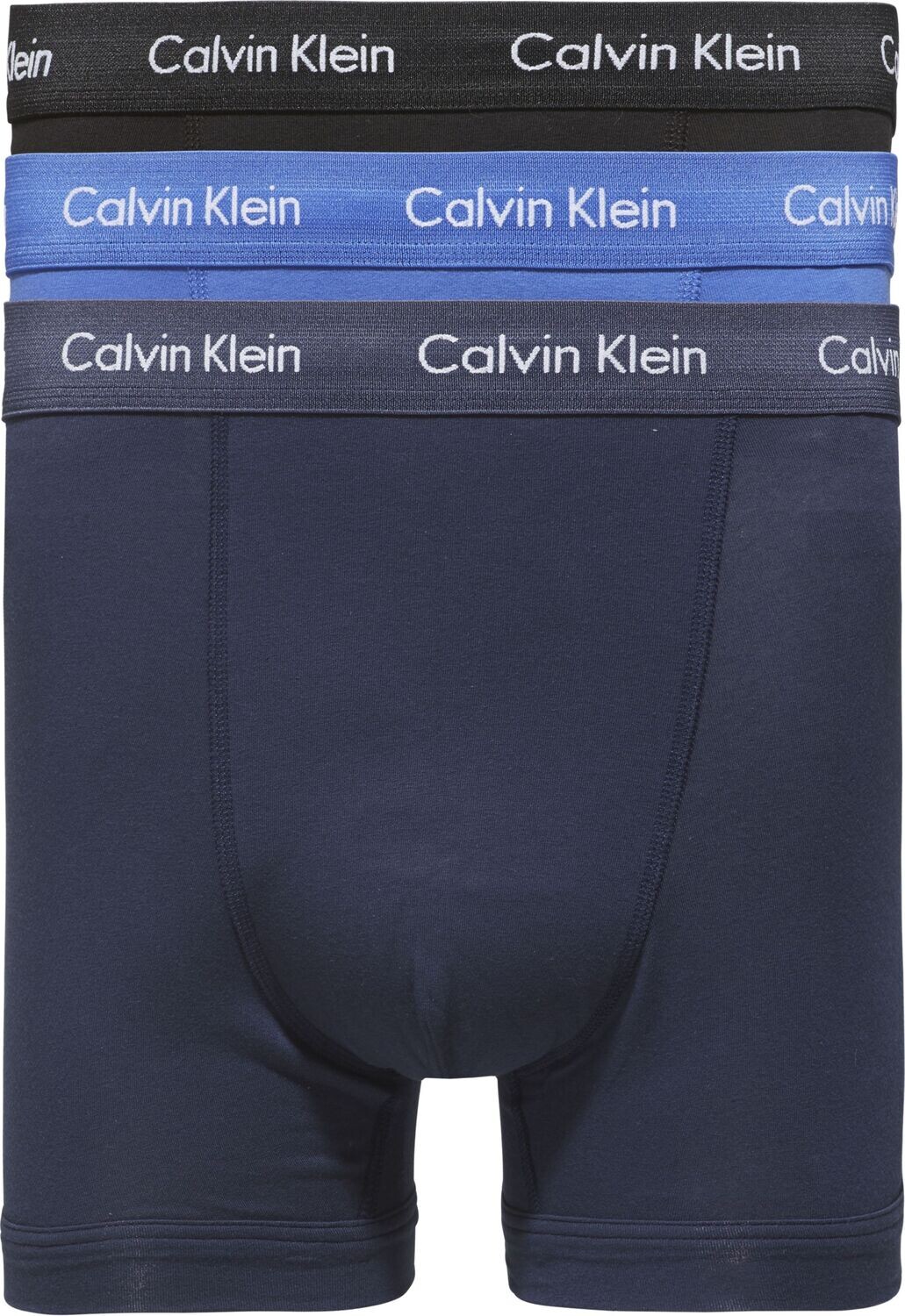 Calvin Klein Trunk Boxershorts 3-pack 4KU Black Blue Blue U2662G