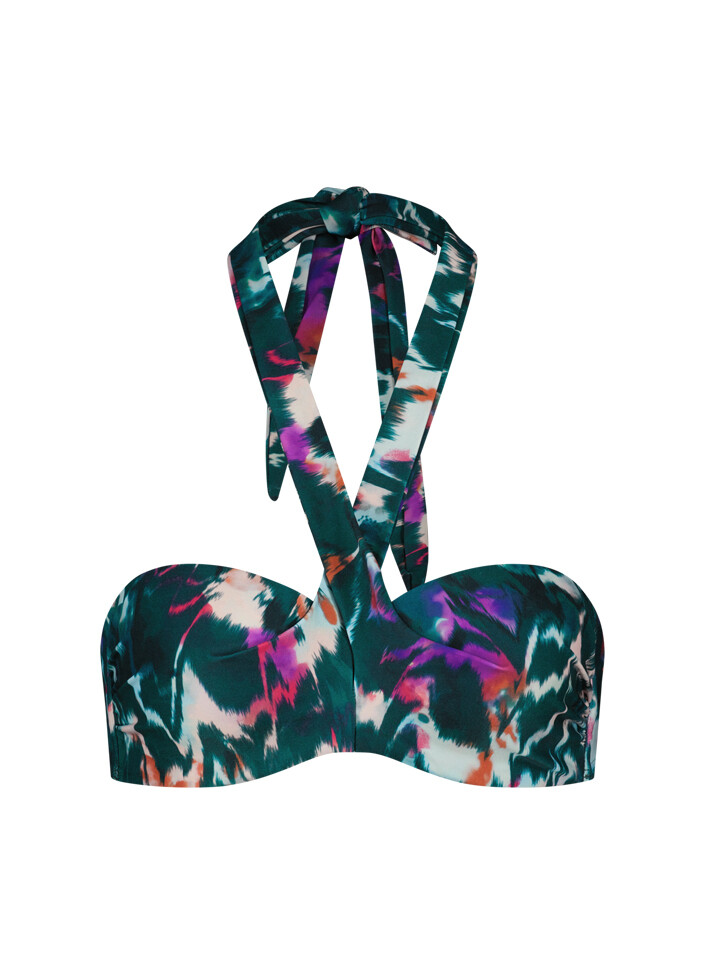 Cyell Bikinitop Foam + Wired Ikat Teal 310141