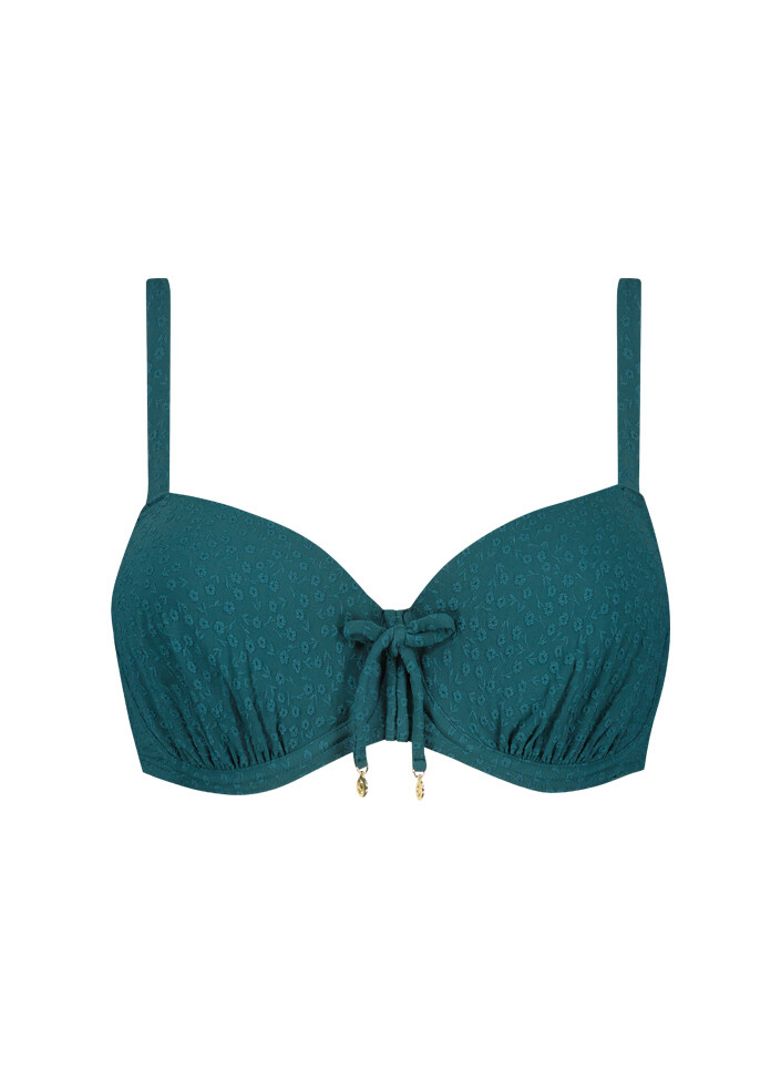 Cyell Bikinitop Foam + Wired Flora Teal 310170