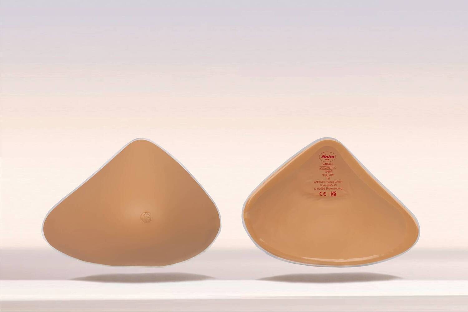 Anita Care Softback Asymetric Rechts Tweelaags Siliconen Prothese Huid 1080R