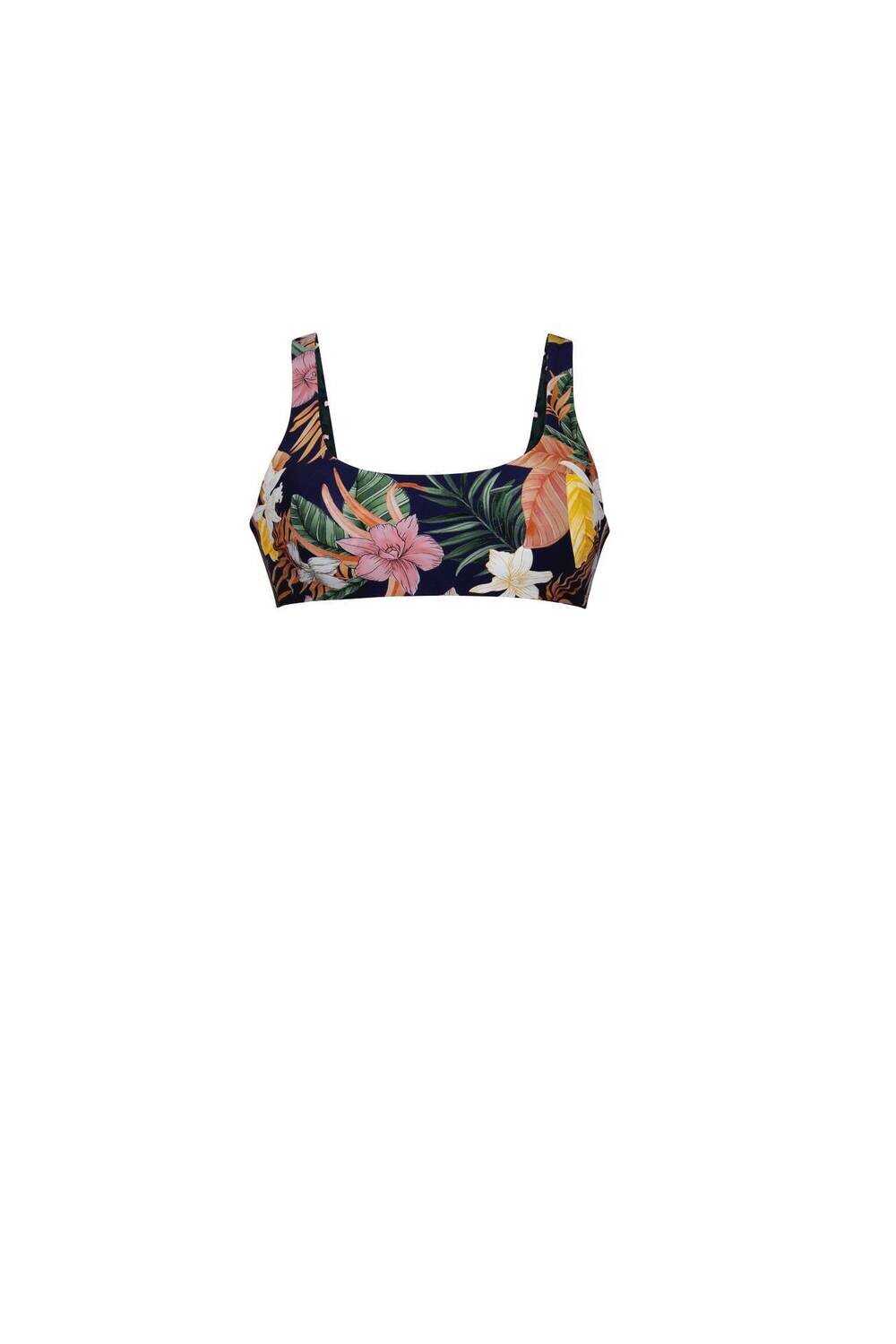 Anita Tropical Sunset Wika Bikinitop 2-Way Deep Lagoon 8714-1