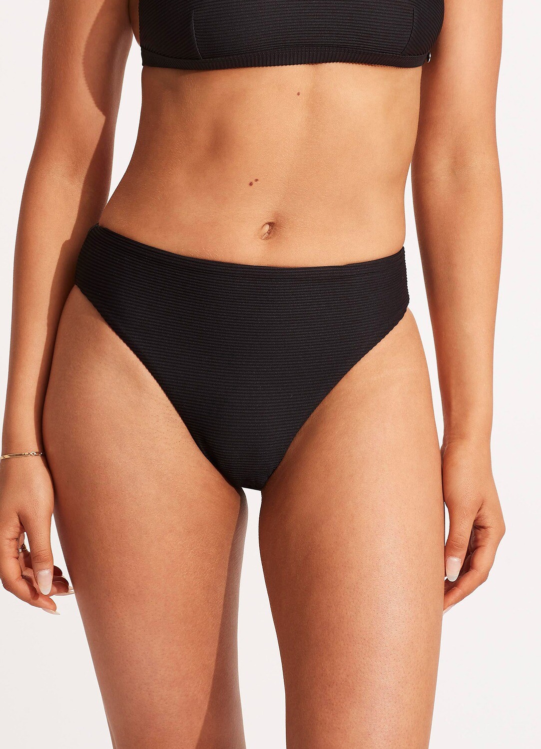 Seafolly High Rise Pant Black 40609-861