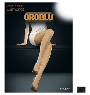 Oroblu Diamonds 40 Panty BlackGold VOBC63279