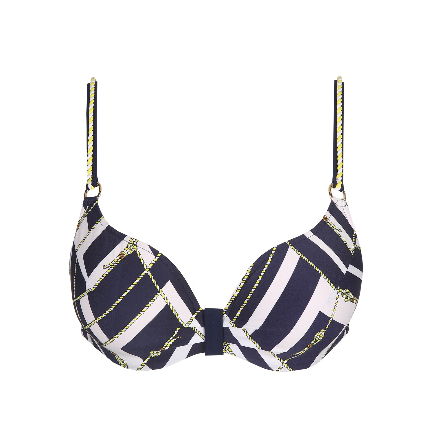 Marie Jo Swim Saranji Bikinitop Voorgevormd Hartvorm Majestic Blue 1006616, Size: 80C