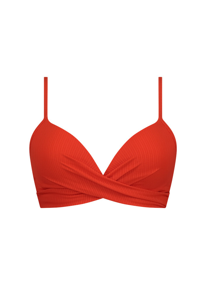 Beachlife Fiery Red Bikinitop Padded Beugel 475 BSW106C475