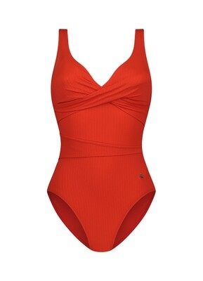 Beachlife 303A - Fiery Red padded swimsuit 475 BSW303A475
