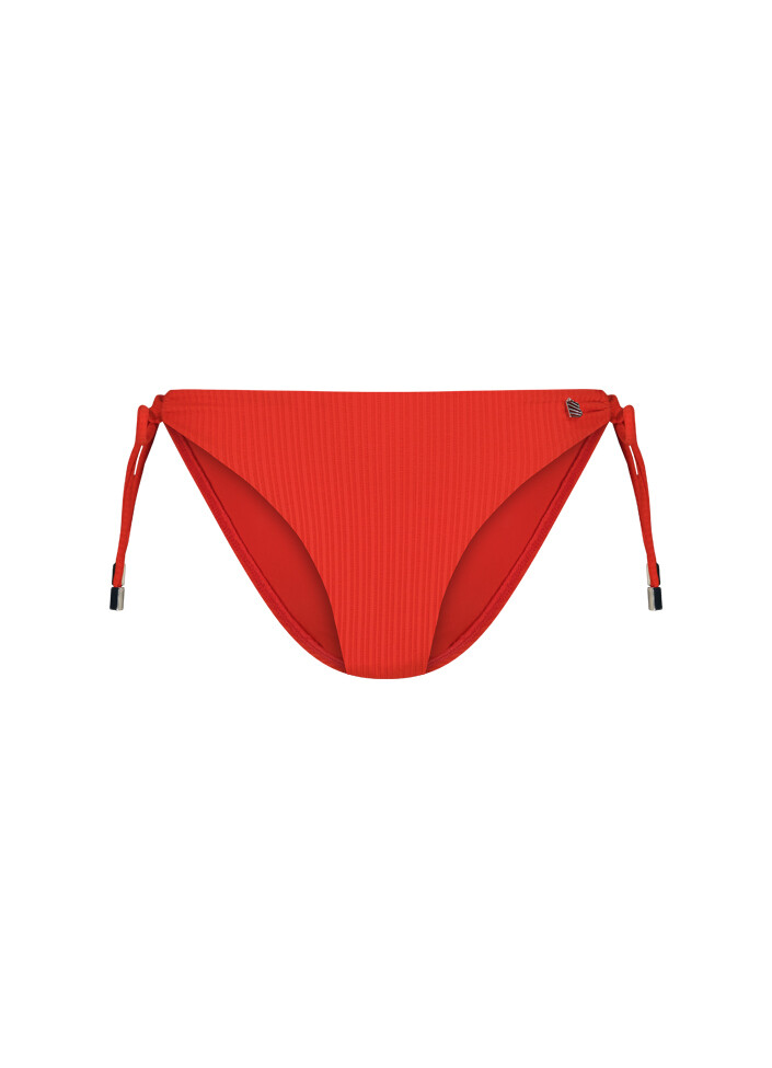 Beachlife 204A - Fiery Red mid waist bottom 475 BSW204A475