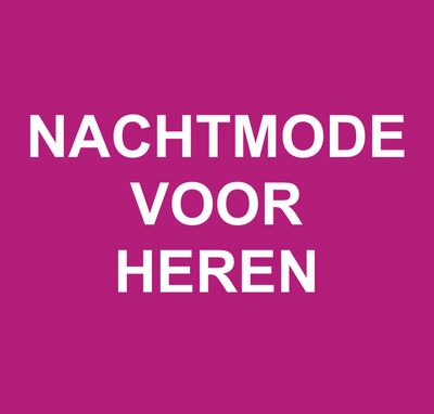 Nachtmode voor heren