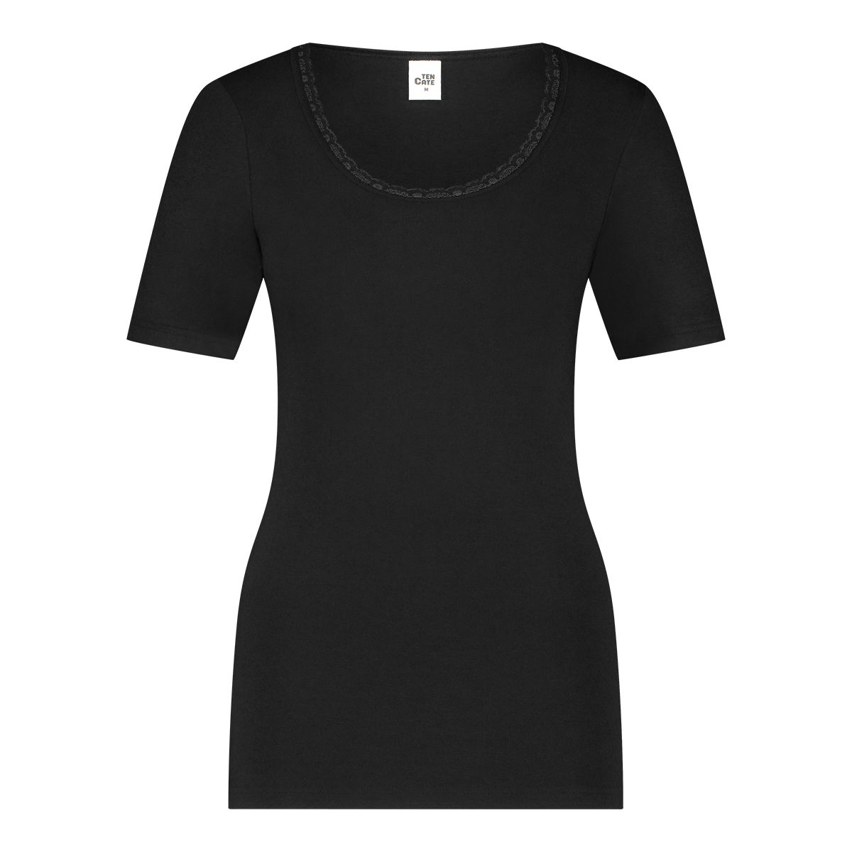 Ten Cate Thermo Viloft Women T-Shirt Lace 090  Black 60380