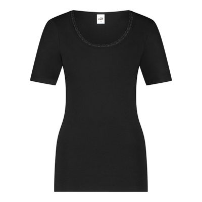 Ten Cate Thermo Viloft Women T-Shirt Lace 090  Black 60380