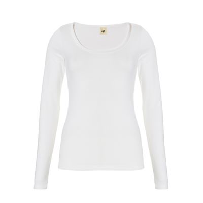 Ten Cate Thermo Viloft Women Shirt Long Sleeve 015 Snow White 60383