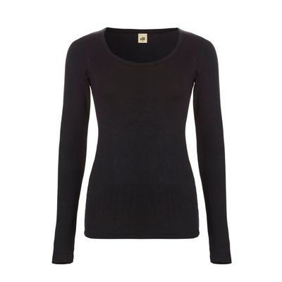 Ten Cate Thermo Viloft Women Shirt Long Sleeve 090 Black 60383