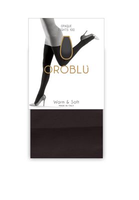 Oroblu Warm &amp; Soft 100 Panty 9999 Black VOBC01365