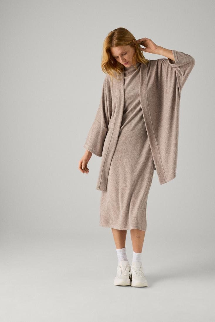 Ysabel Mora Cardigan Melange Brown 70647