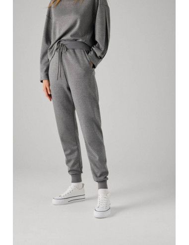 Ysabel Mora Pantalon Melange Grey 70613