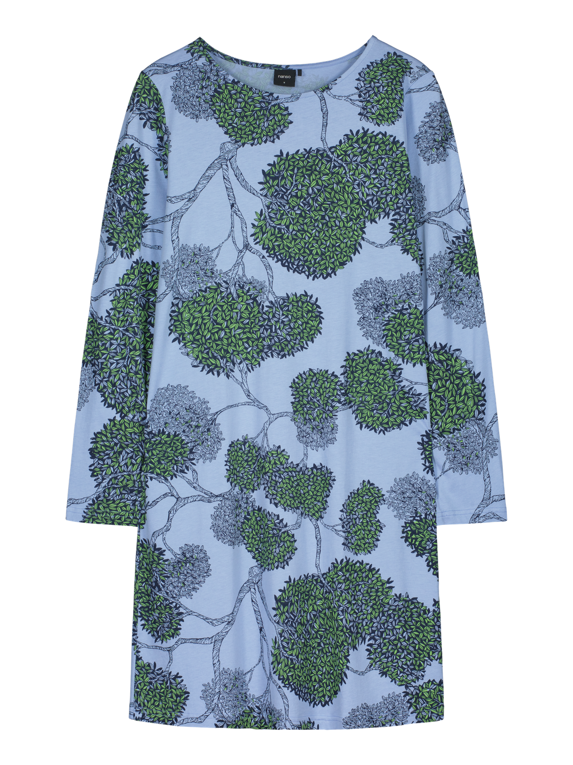 Nanso Tuomi Ladies Big Shirt Lange Mouw 2610 Blue NA-01-28691