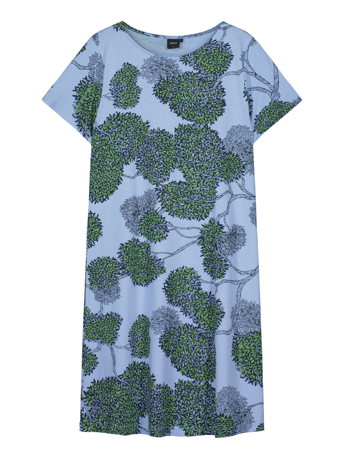 Nanso Tuomi Ladies Big Shirt Korte Mouw 2610  Blue NA -01-28690