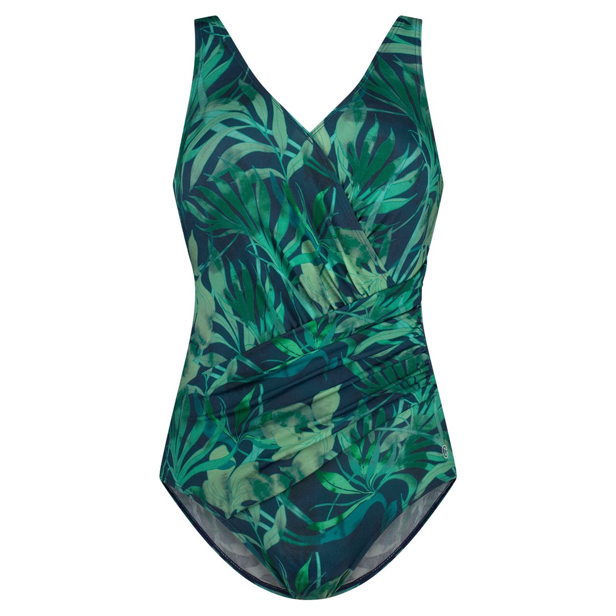 Ten Cate Swimsuit V-Neck Soft Cup 6037 Water Lily Teal 60376