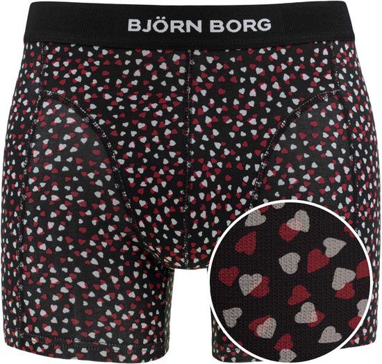 Bjorn Borg Premium Cotton Stretch 1 pack boxershorts Hearts 10003699
