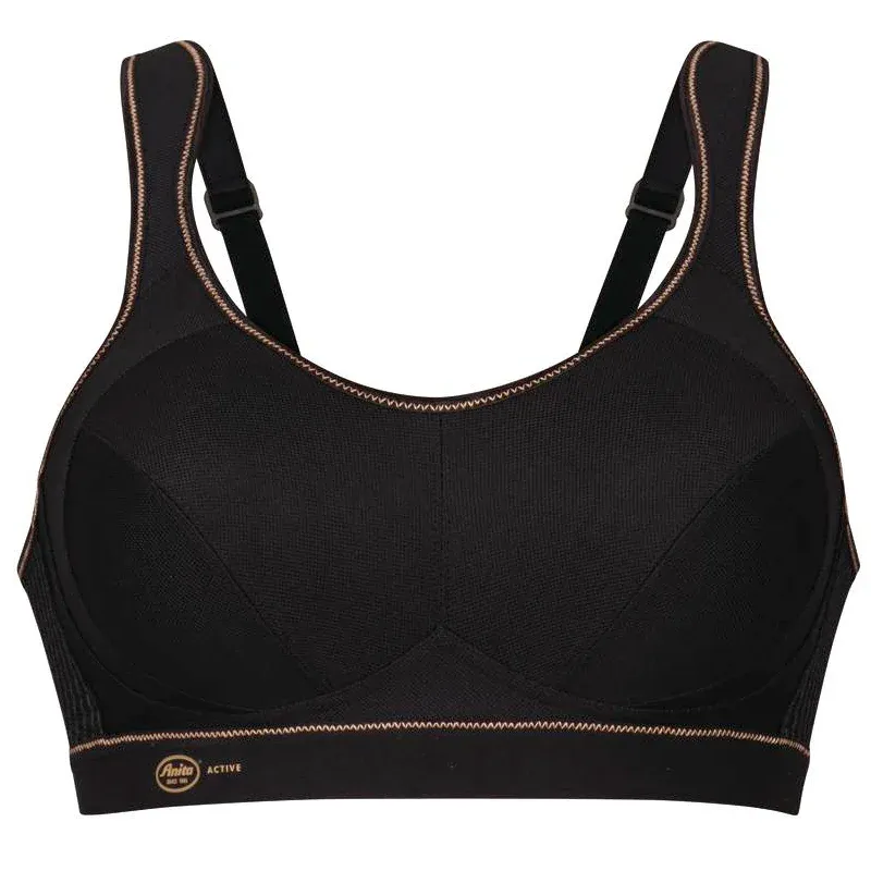 Anita Active Extreme Control Sport BH Black/Gold 471 5527