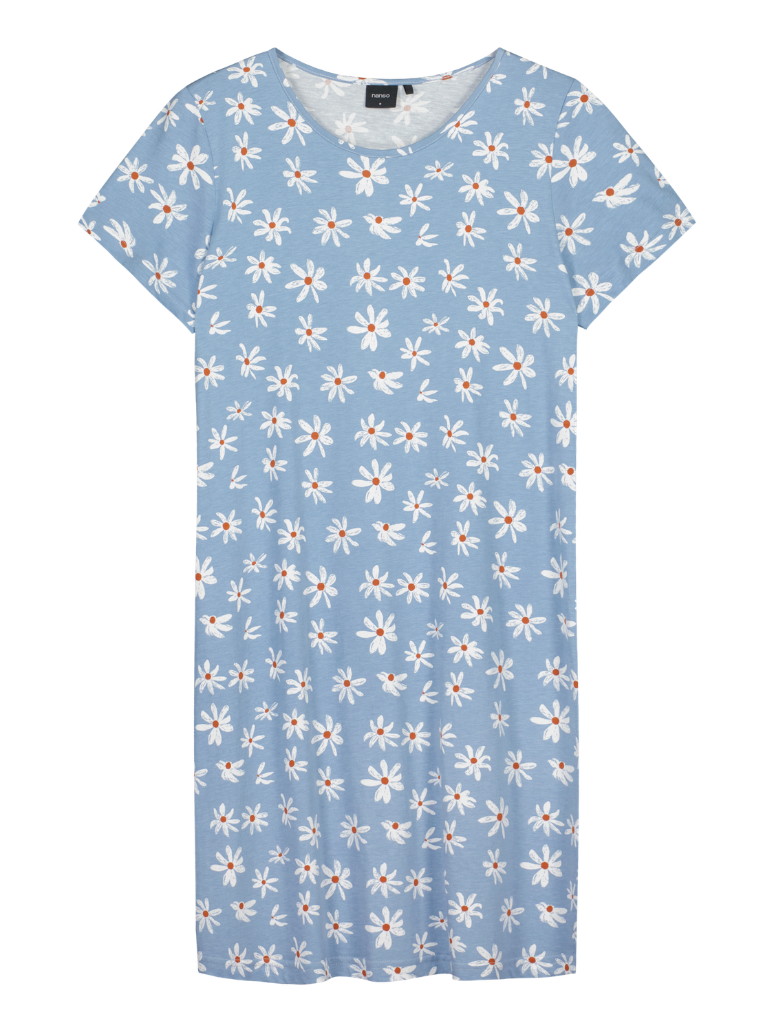 Nanso Marketta Nachthemd Korte Mouw 2646 Blue NA-01-28789