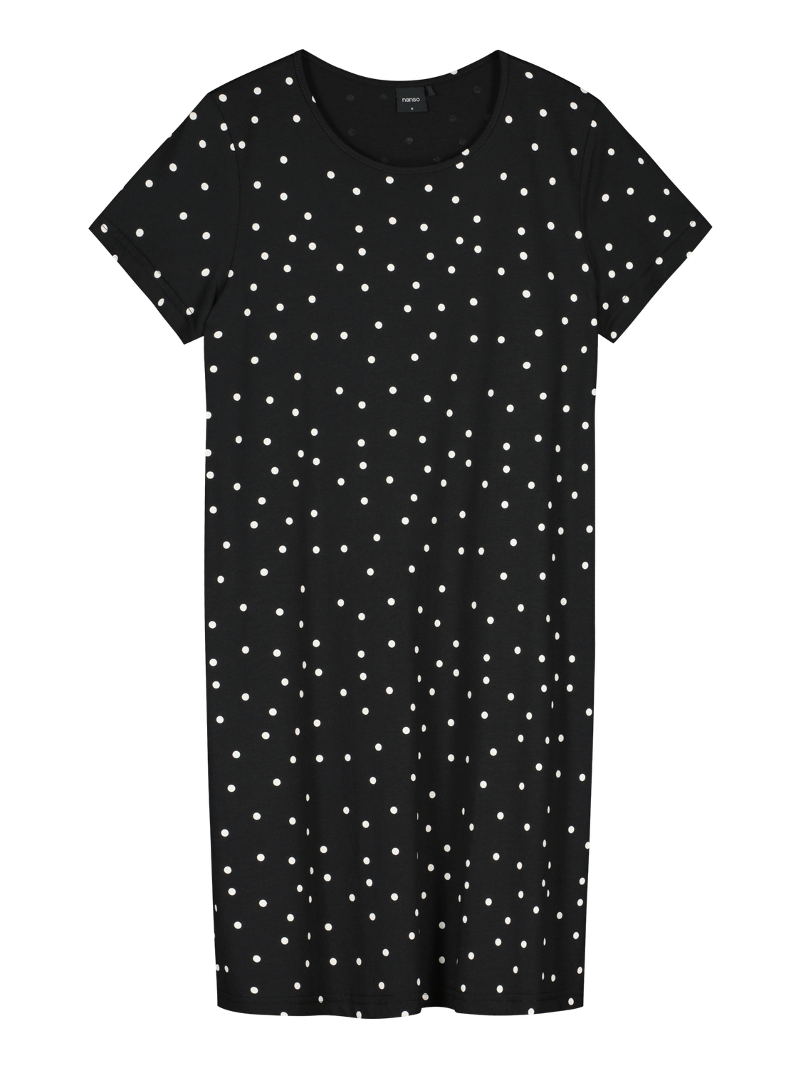 Nanso Pallo Nachthemd Korte Mouw 1408 Black NA-01-28781
