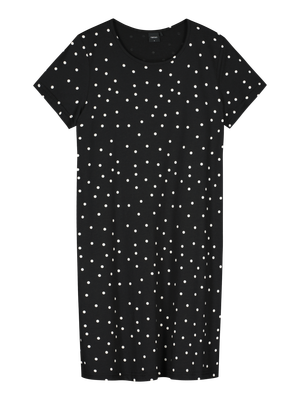 Nanso Pallo Nachthemd Korte Mouw 1408 Black NA-01-28781