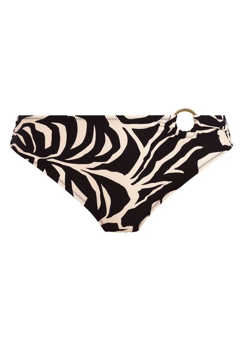 Fantasie Swimwear Aruba Nights Midrise Bikinibroekje Black &amp; Cream FS505372