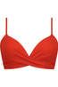 Beachlife 106C - Fiery Red padded wired top Fiery Red BSW106C475