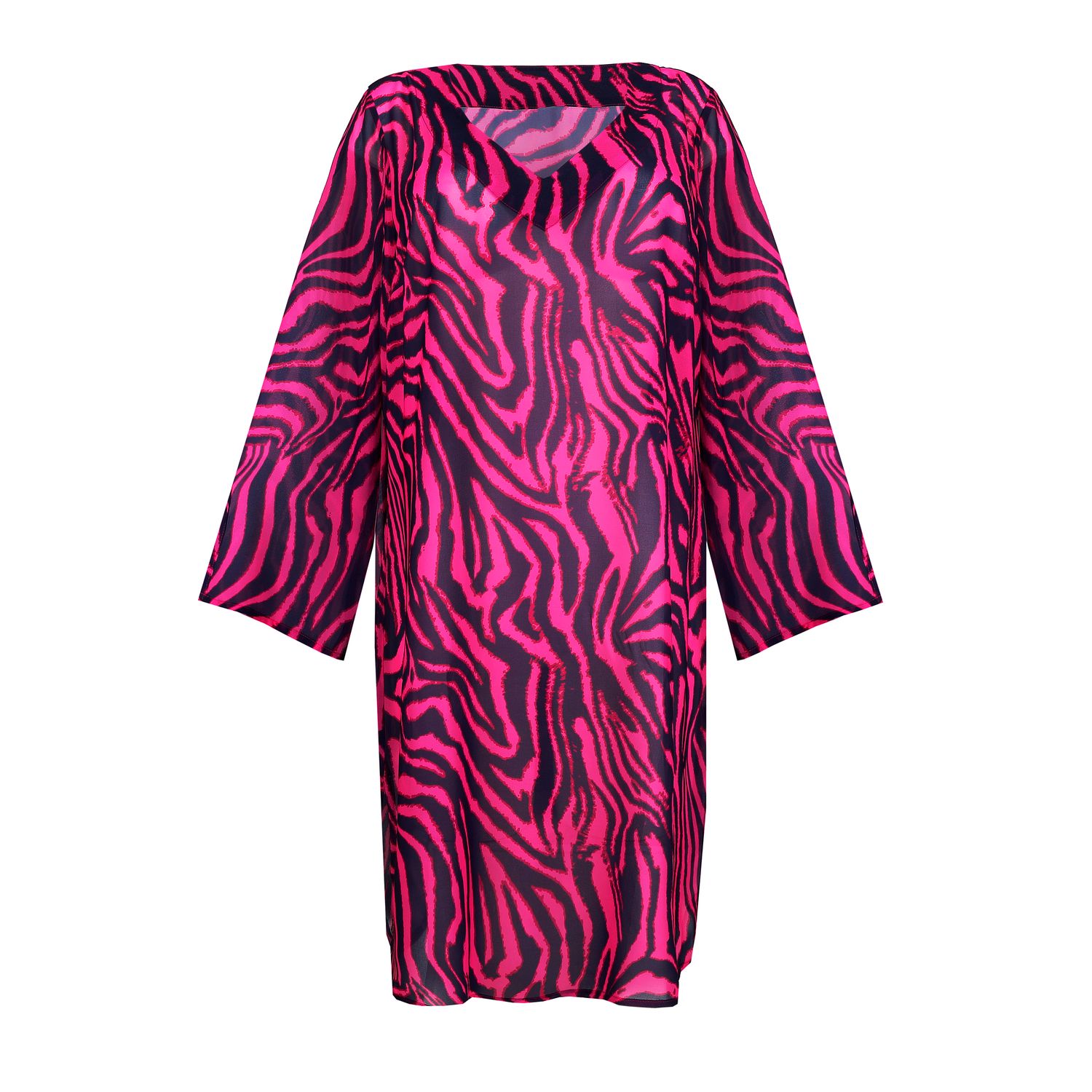 Prima Donna caftan PrimaDonna Swim Malabo hot pink zebra 4013784