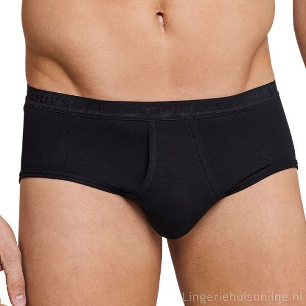 Schiesser Sport Slip zwart 005128