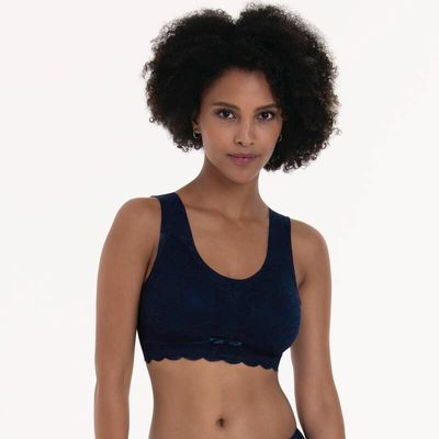 Anita Bralette Essential Lace schalen marine blauw 5400