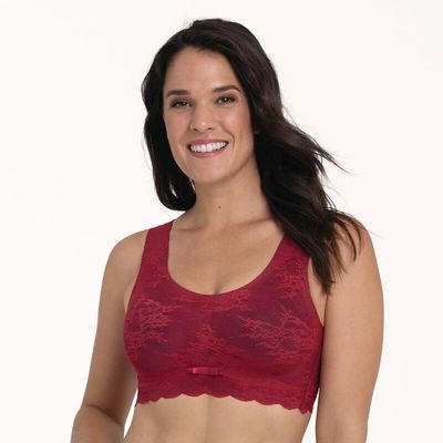 Anita Bralette Essential Lace schalen red 5400