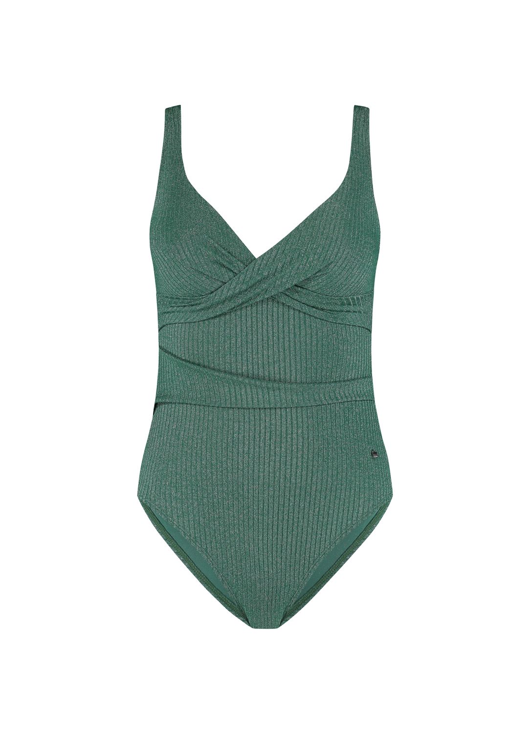 Beachlife 303A - Green Glitter padded swimsuit Green Glitter BSW303A751