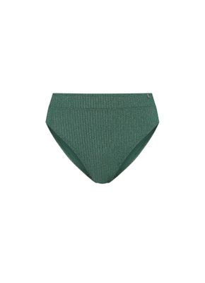 Beachlife 206A - Green Glitter high waist bott Green Glitter BSW206A751