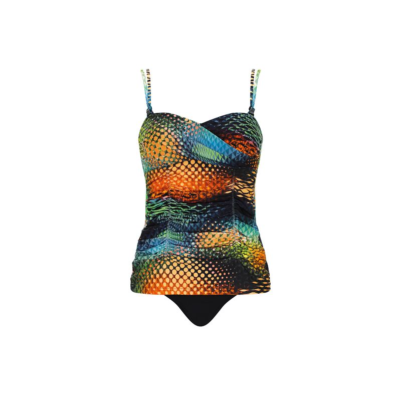 Opera Tankini schwarz/multicolor 68601