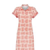 Ringella Hemdblusenkleid im Abstraktdessin light red 6251005