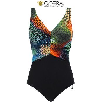 Opera Badeanzug schwarz/multicolor 62612