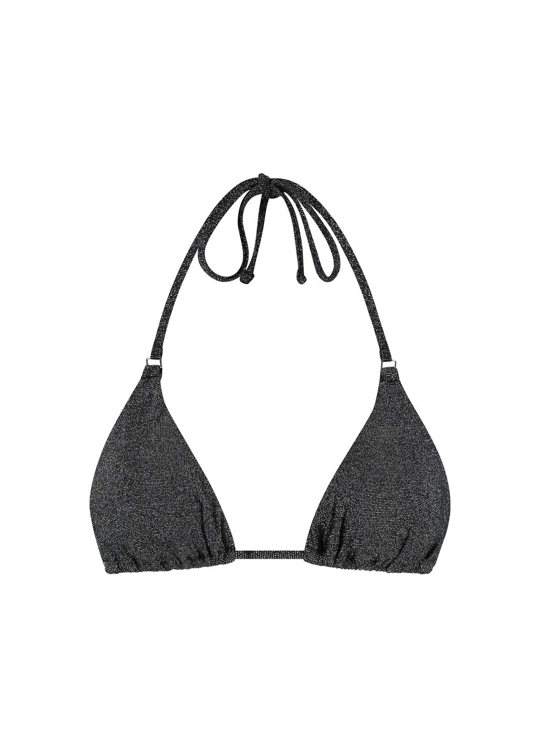 Beachlife Black Glitter padded top Black Glitter 112C