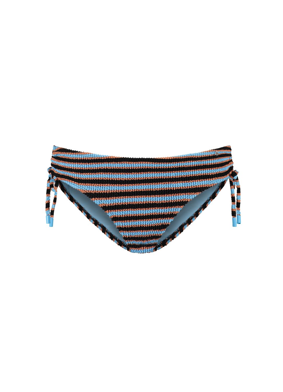 Beachlife 205A - Blue Ribbed Stripe mid waist Blue Ribbed Stripe BSW205A650