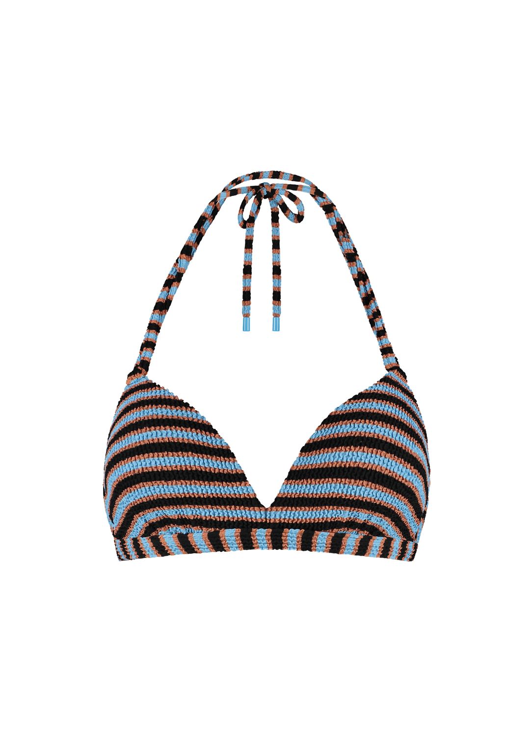 Beachlife 106A - Blue Ribbed Stripe padded wir Blue Ribbed Stripe BSW106A650