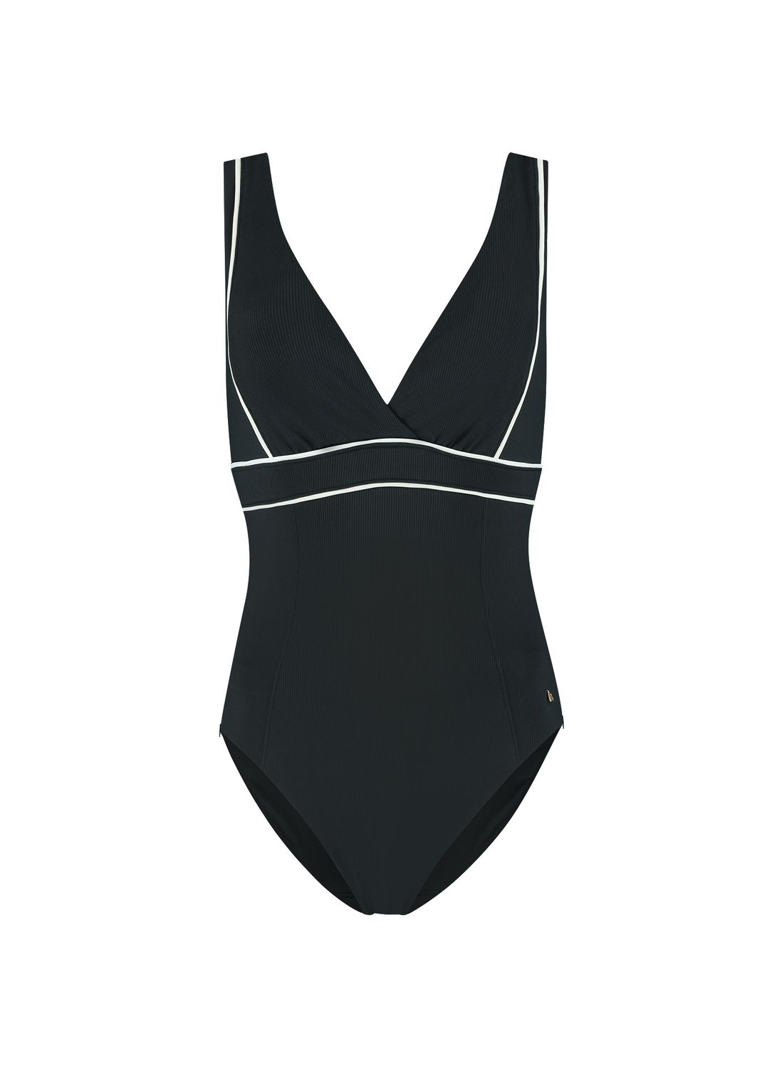 Beachlife 301C - Vanilla &amp; Black padded swimsu Vanilla &amp; Black BSW301C973