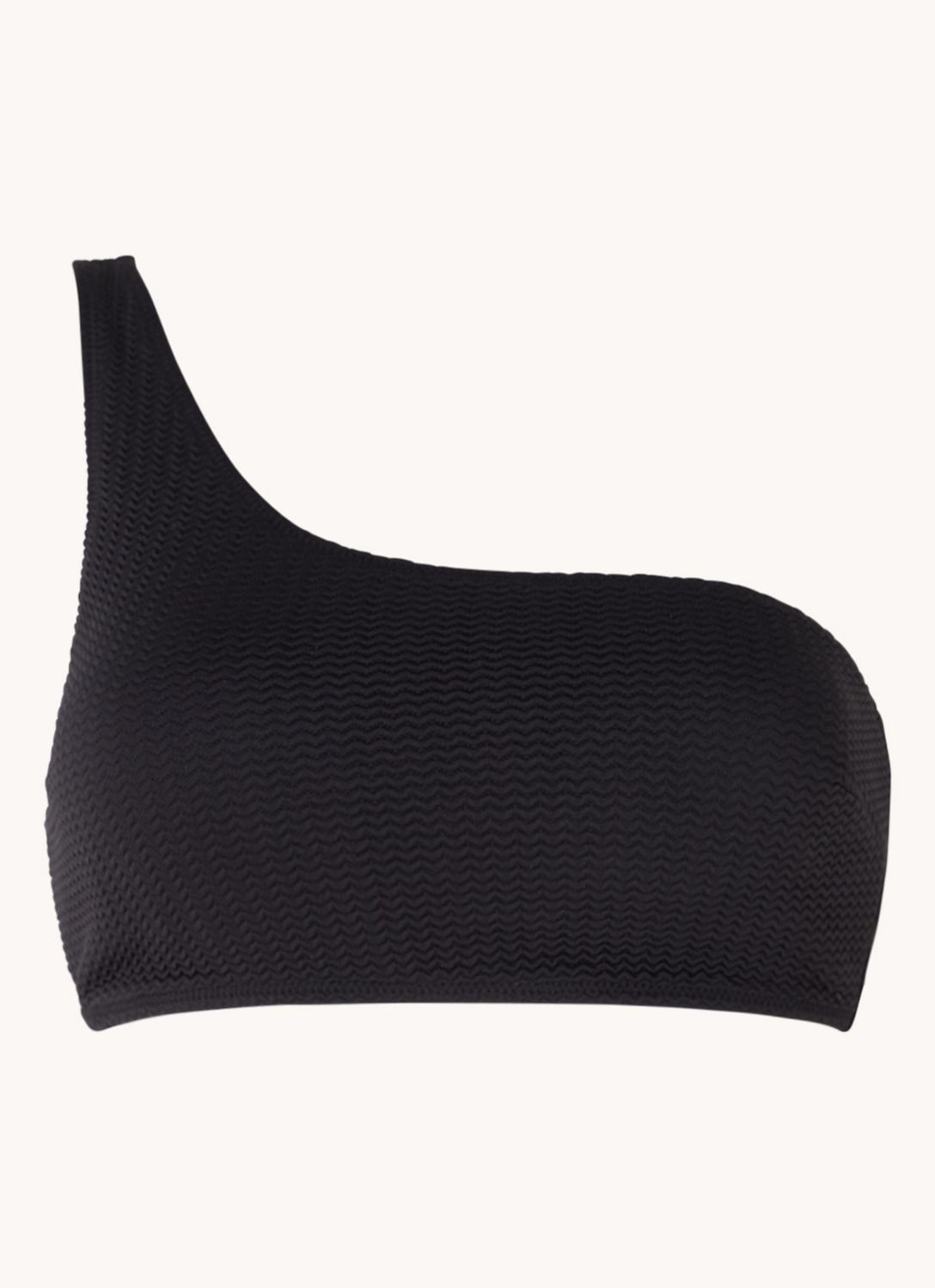 Seafolly One Shoulder Top Black 31018-861