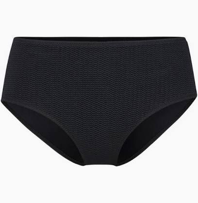 Seafolly Wide Side Retro Black 40586-942