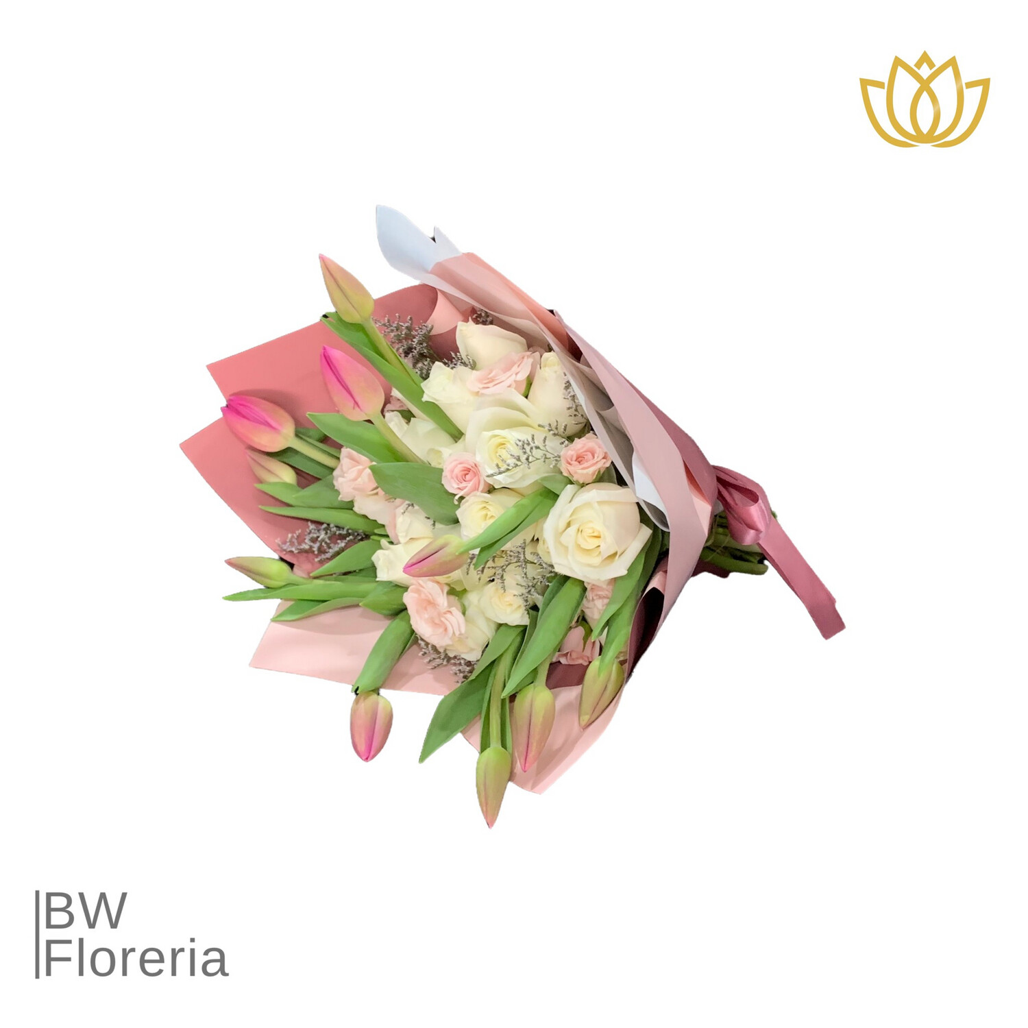Tulipanes y rosas