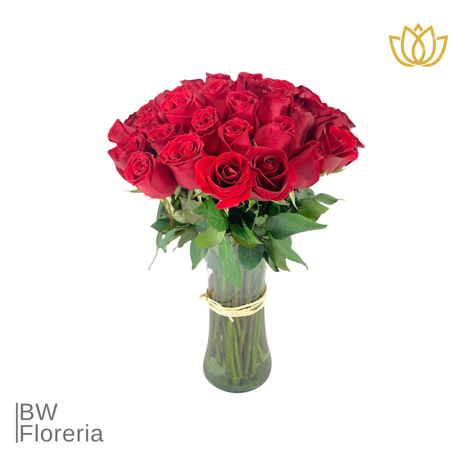 40 rosas rojas