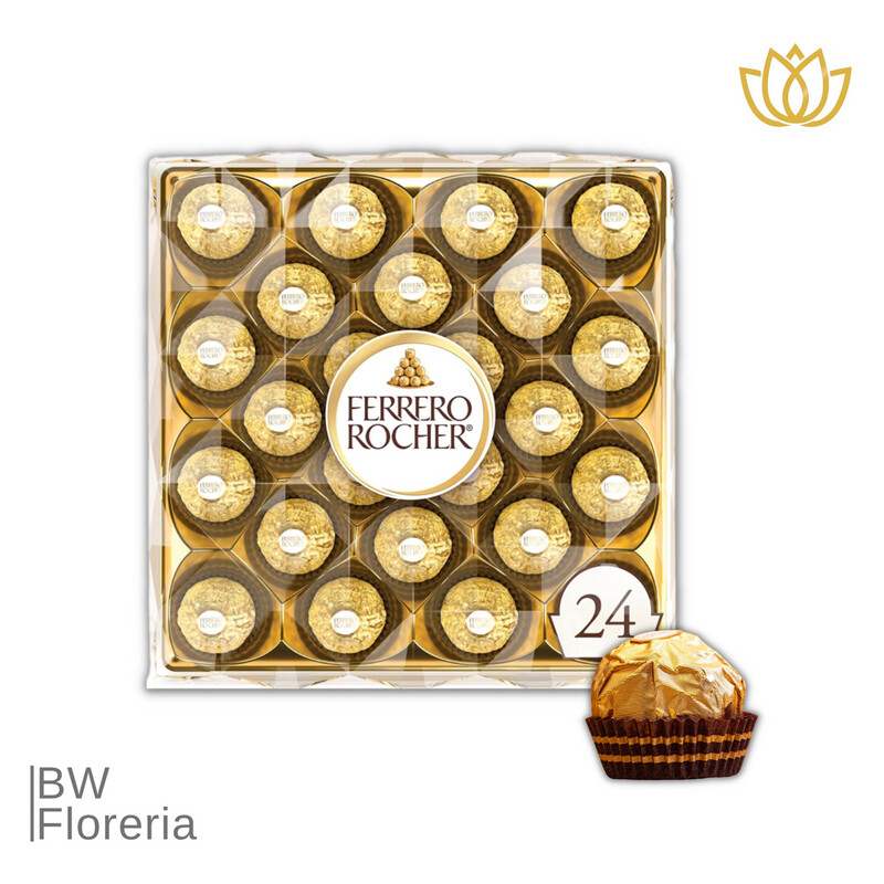 Chocolates ferrero rocher 24 pzas. 🎓