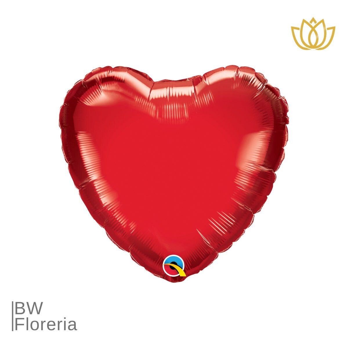 GLOBO C/AIRE 18´´  CORAZON ROJO 🌞