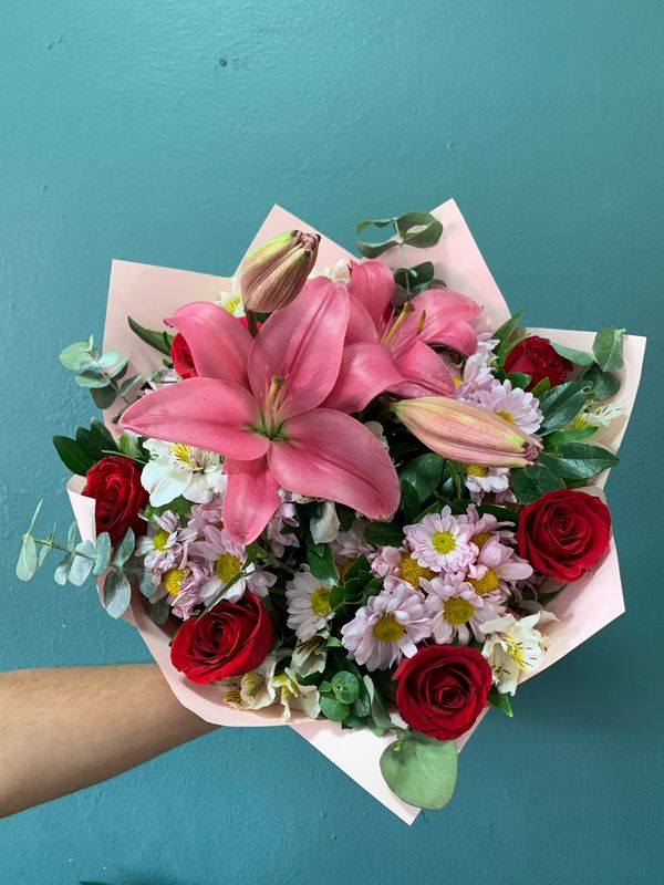 bouquet mix rosa
